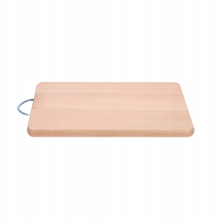Mwood Wooden Board With Metal Handle Medium 30x20 Cm For Cutting