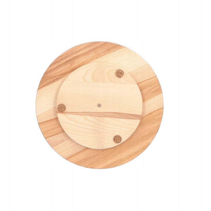 Mwood Colorful Rotating Board For Serving Pizza Pastries For Parties 30cm