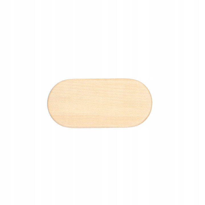 Wooden Tray Oval For Snacks Desserts Fruits Beech 25x12 cm Elegant