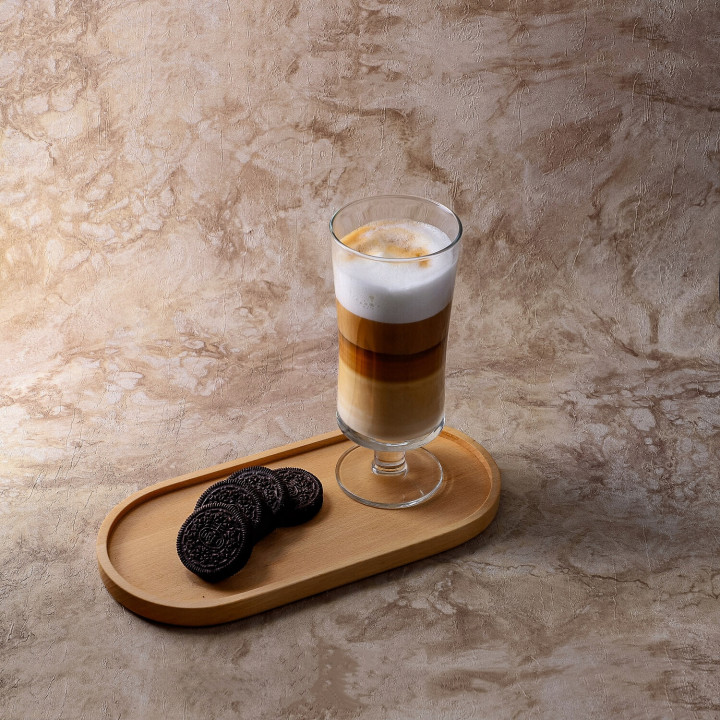 Wooden Tray Oval For Snacks Desserts Fruits Beech 25x12 cm Elegant