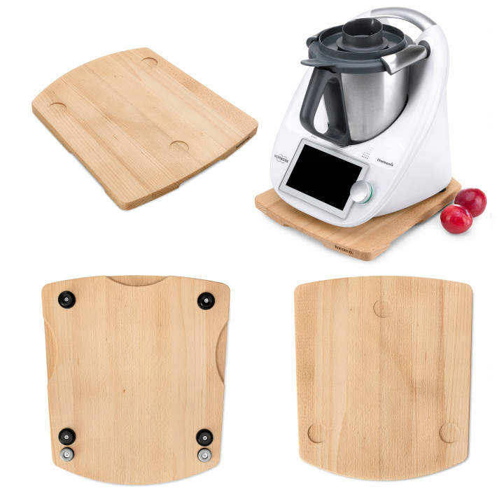 STAND BOARD FOR THERMOMIX TM6 TM5 KONSIMO OILED BEECH